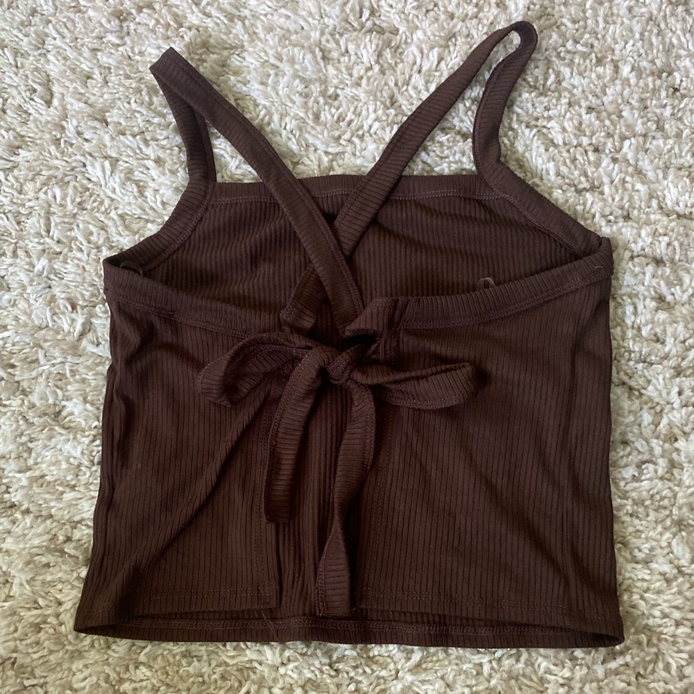 Ribbed Open Back Tank - Picture 3 of 3